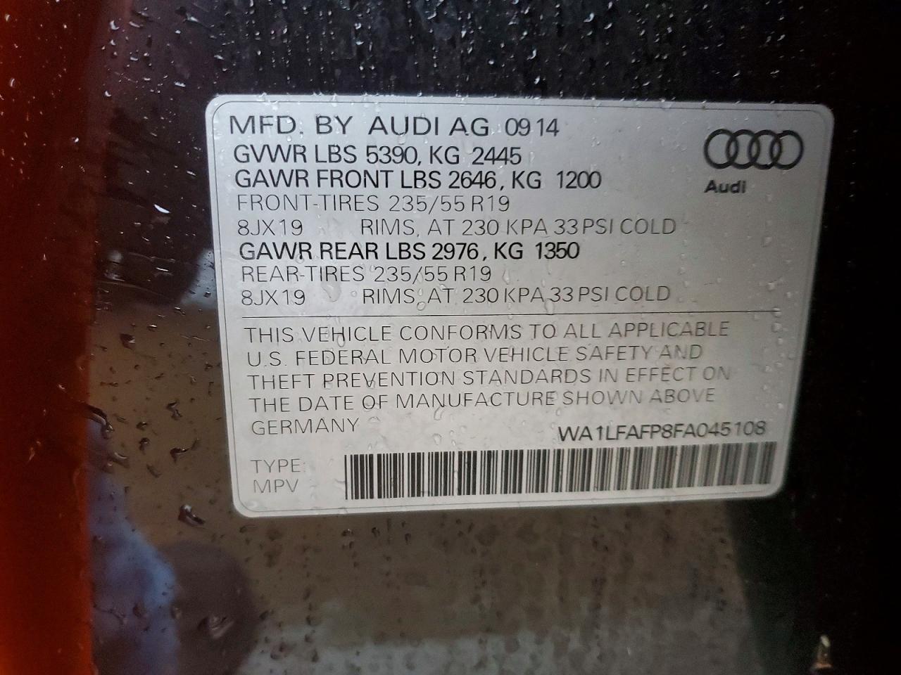 2015 Audi Q5 Premium Plus