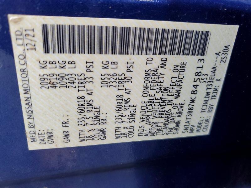 2021 Nissan Rogue sv