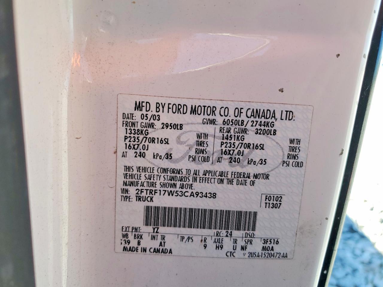 2003 Ford F150