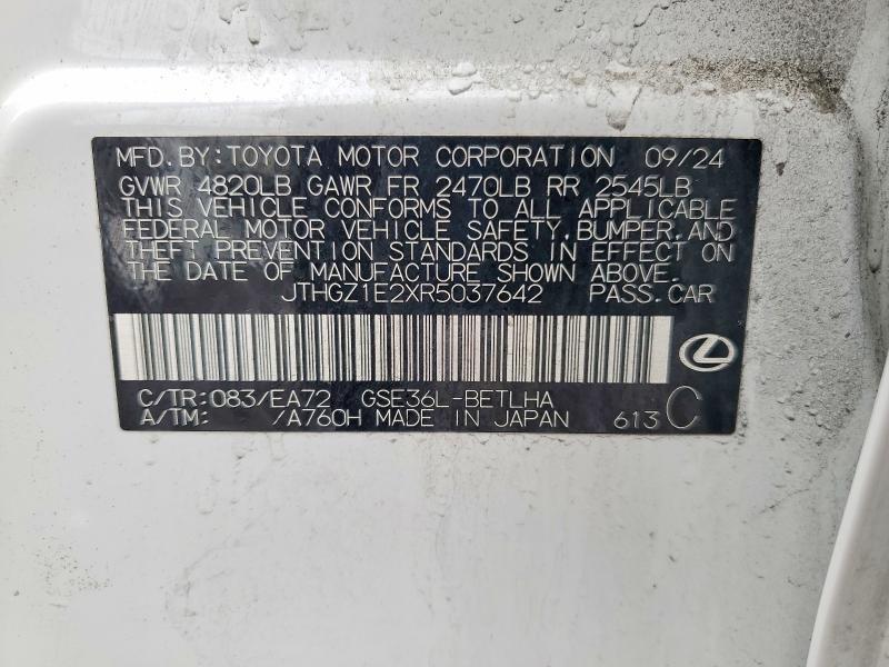 2024 Lexus Is 350 f Sport