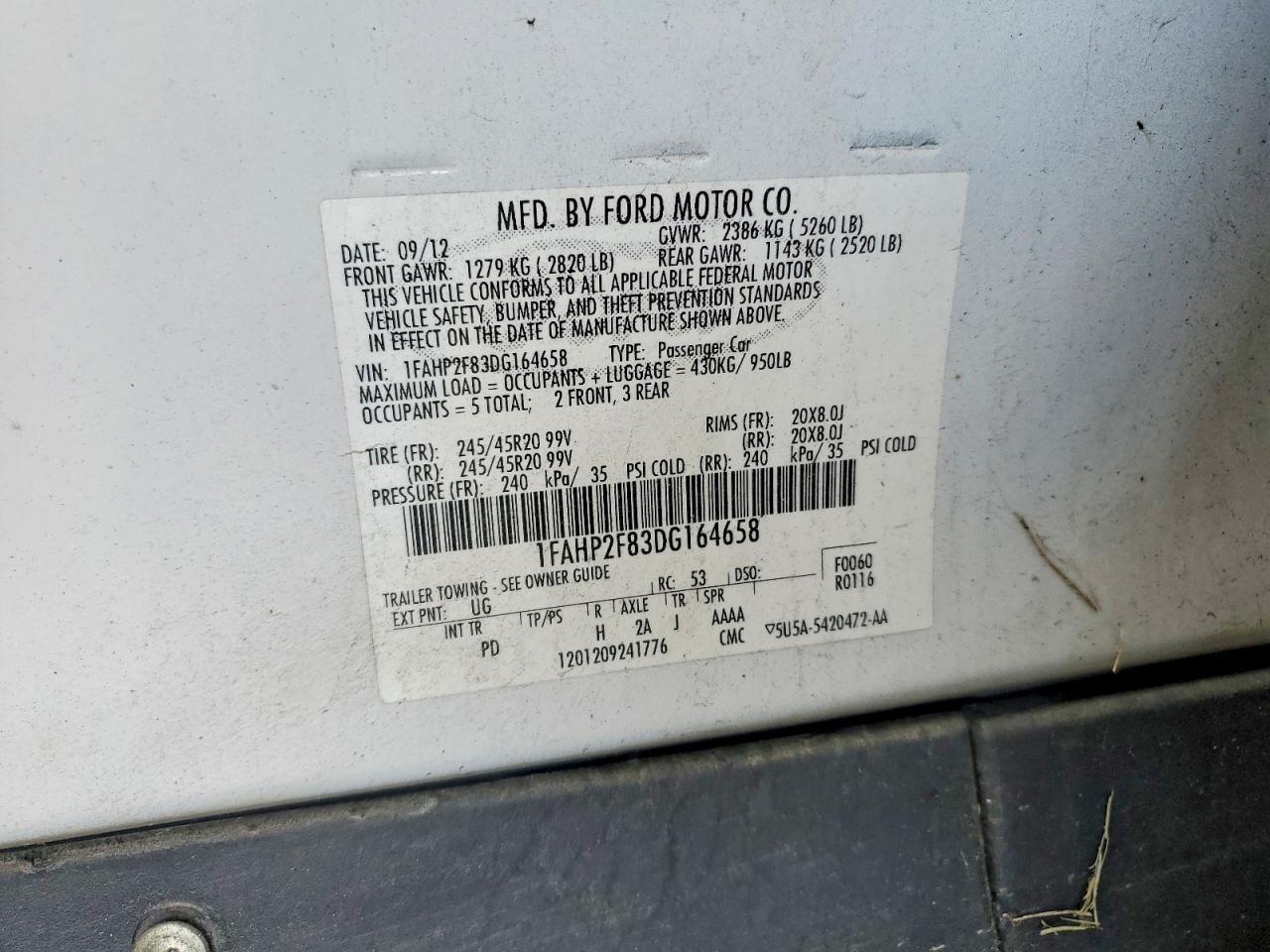 2013 Ford Taurus Limited