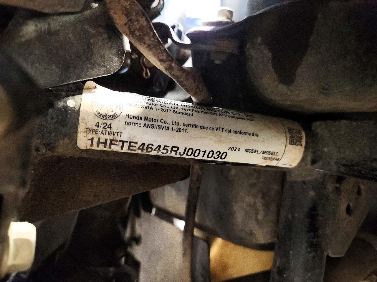 2024 Honda TRX520 FA