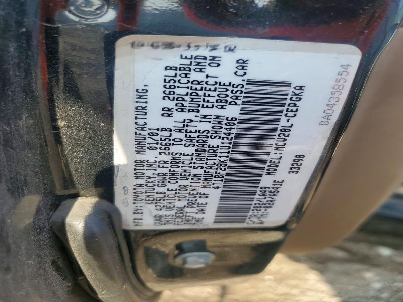 2001 Toyota Camry xle V6