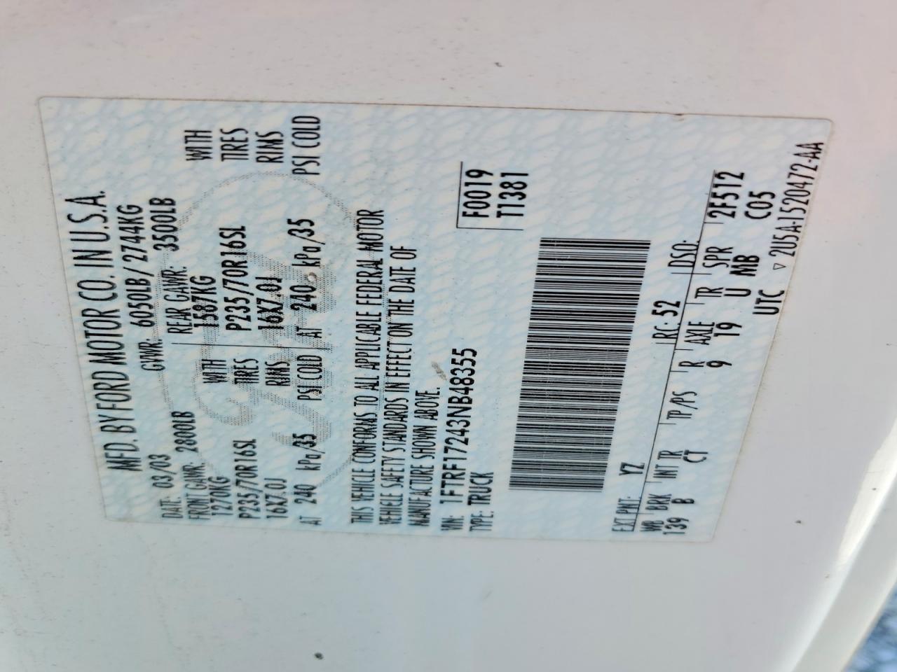 2003 Ford F150