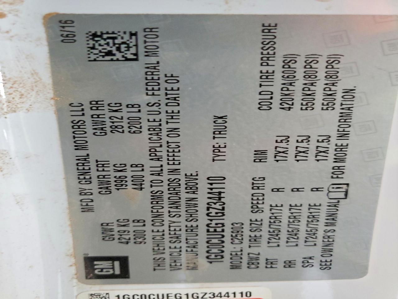 2016 Chevrolet Silverado C2500 Heavy Duty