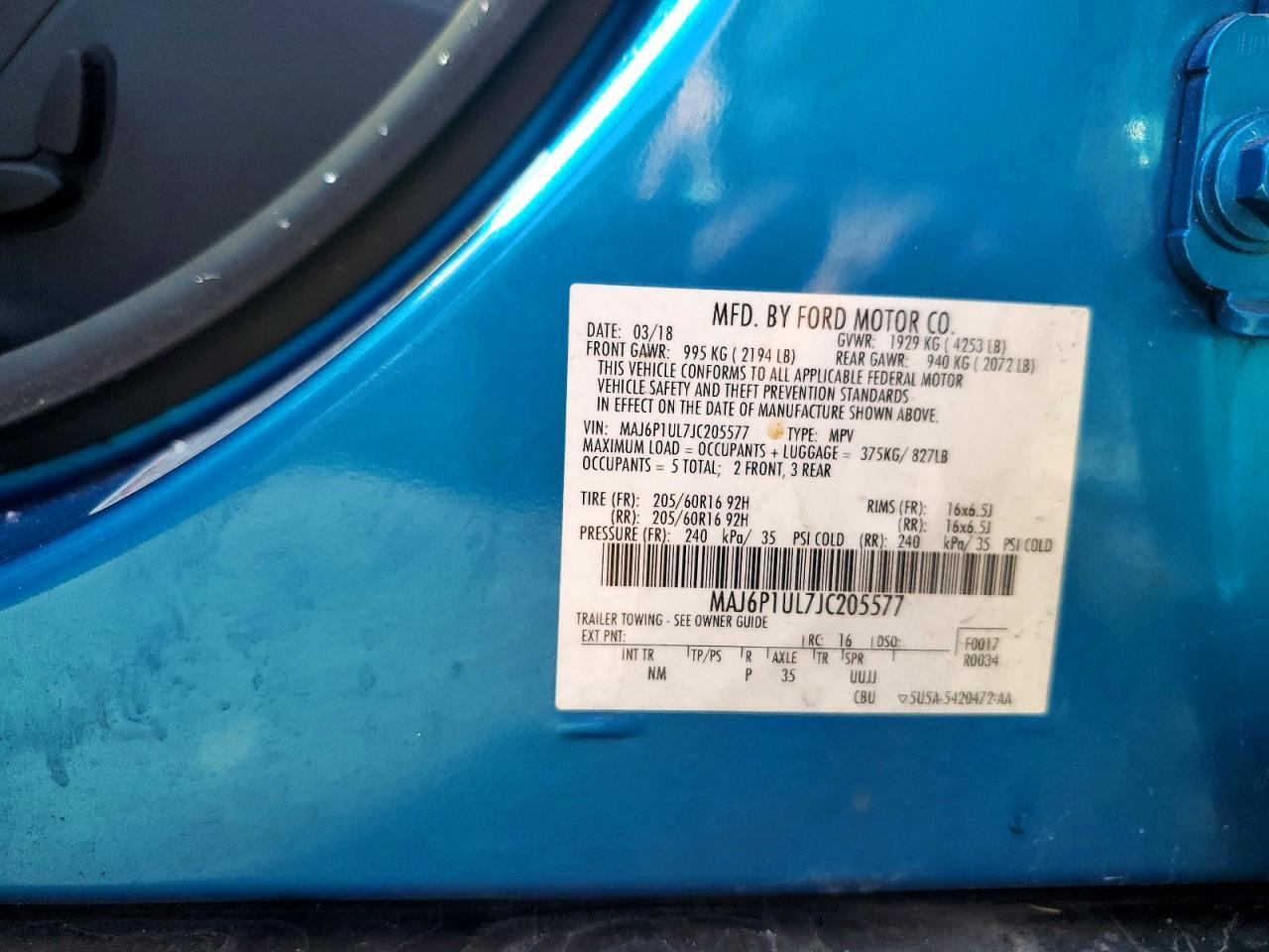 2018 Ford Ecosport se