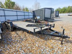 Salvage trucks for sale at Memphis, TN auction: 2025 Carry-On 7X18CH2BRKTP Equipment Trailer