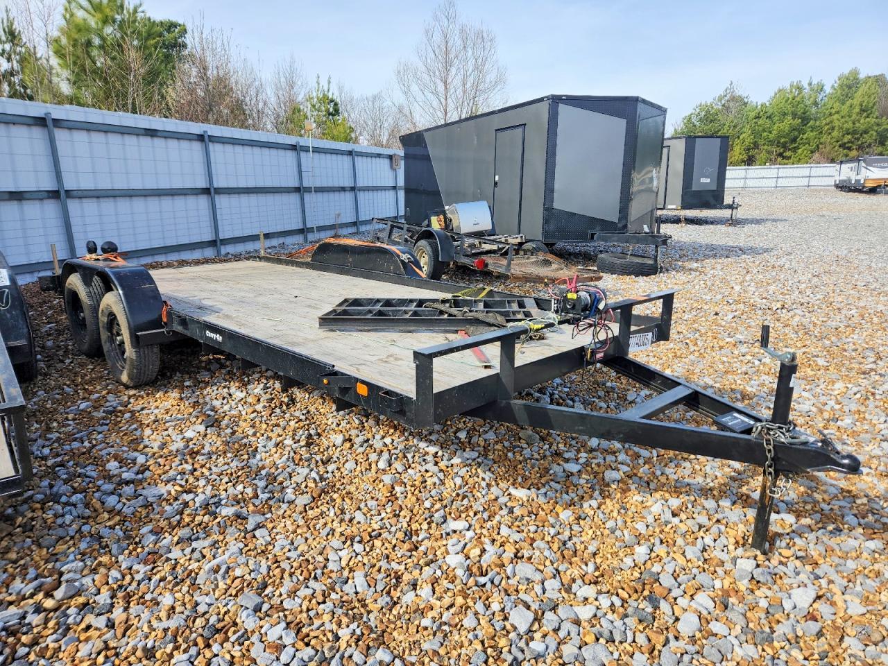 2025 Carry-On 7X18CH2BRKTP Equipment Trailer