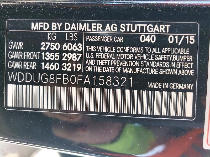 2015 Mercedes-Benz S 550 4matic