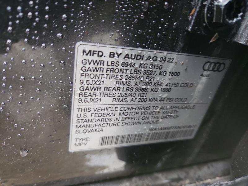 2022 Audi SQ7 Premium Plus