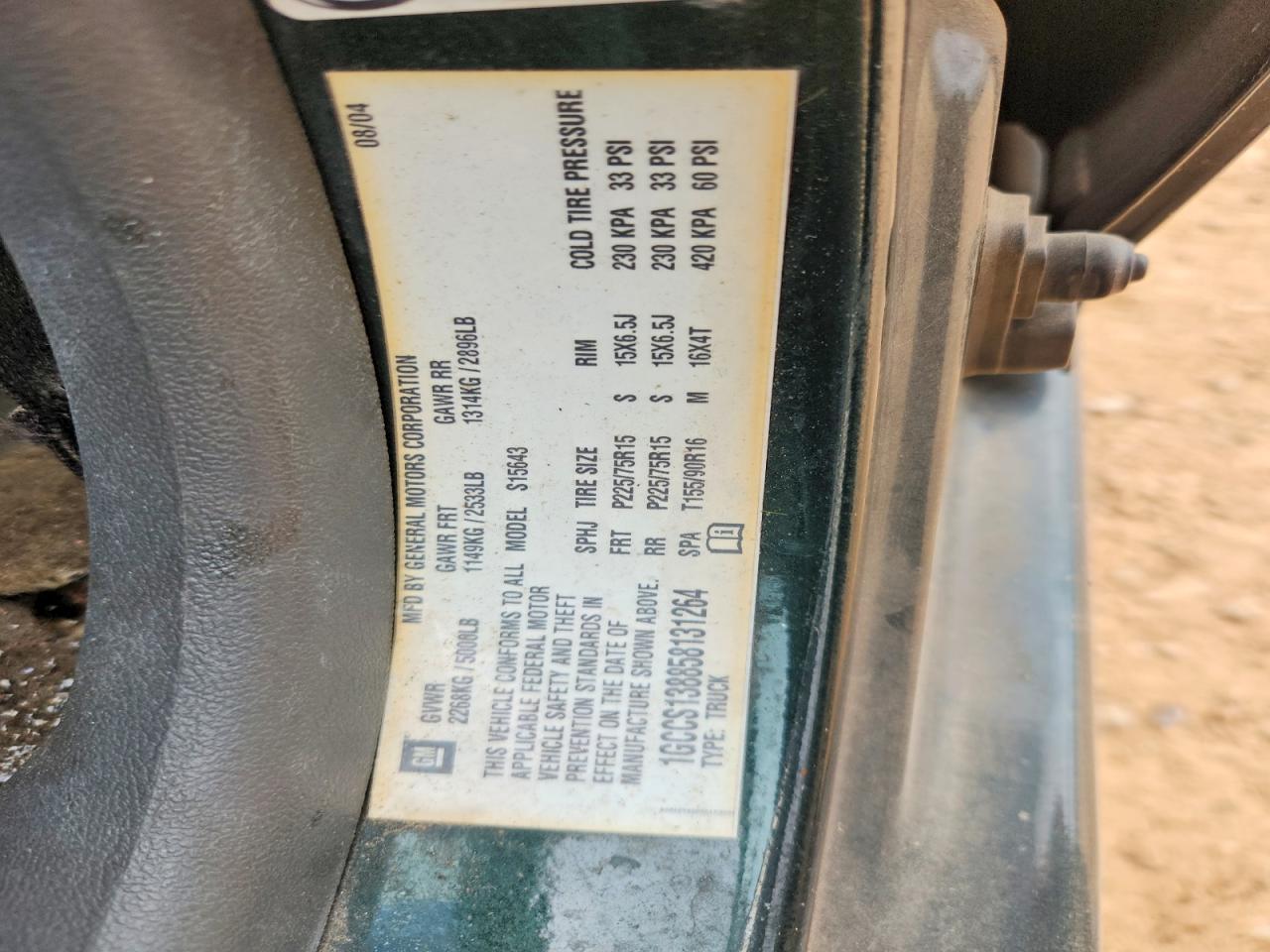 2005 Chev Colorado