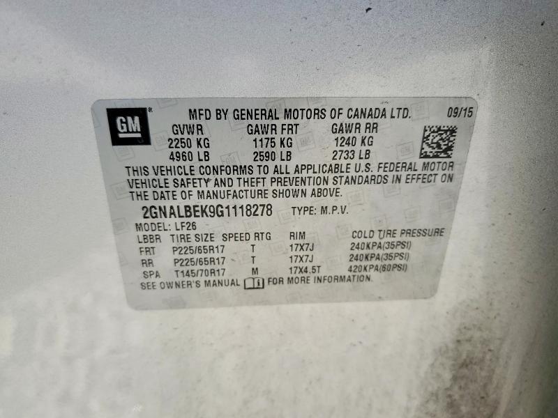 2016 Chevrolet Equinox ls