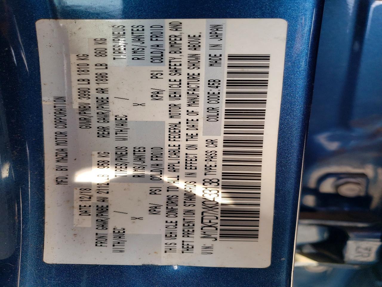 2019 Mazda Cx-3 Grand Touring