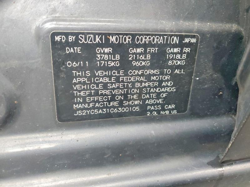 2012 Suzuki SX4 le