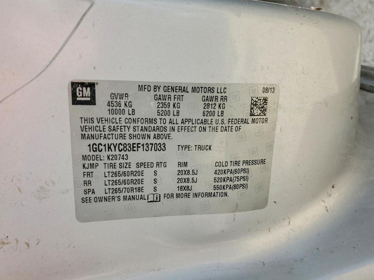 2014 Chevrolet Silverado 2500 HD LTZ Flatbed Truck