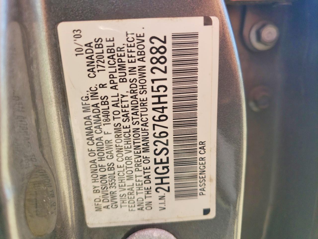 2004 Honda Civic ex