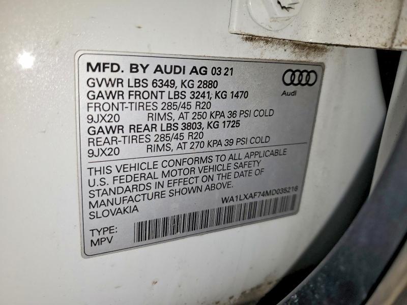 2021 Audi Q7 Premium Plus