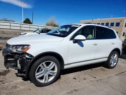 Volkswagen Touareg salvage cars for sale: 2012 Volkswagen Touareg V6 tdi
