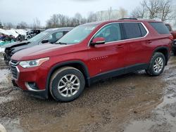 Chevrolet salvage cars for sale: 2018 Chevrolet Traverse lt