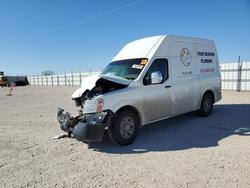 Salvage trucks for sale at Andrews, TX auction: 2015 Nissan NV Delivery Van