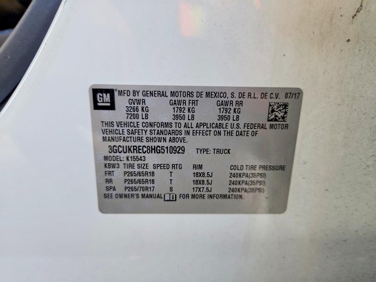 2017 Chevrolet Silverado K1500 LT