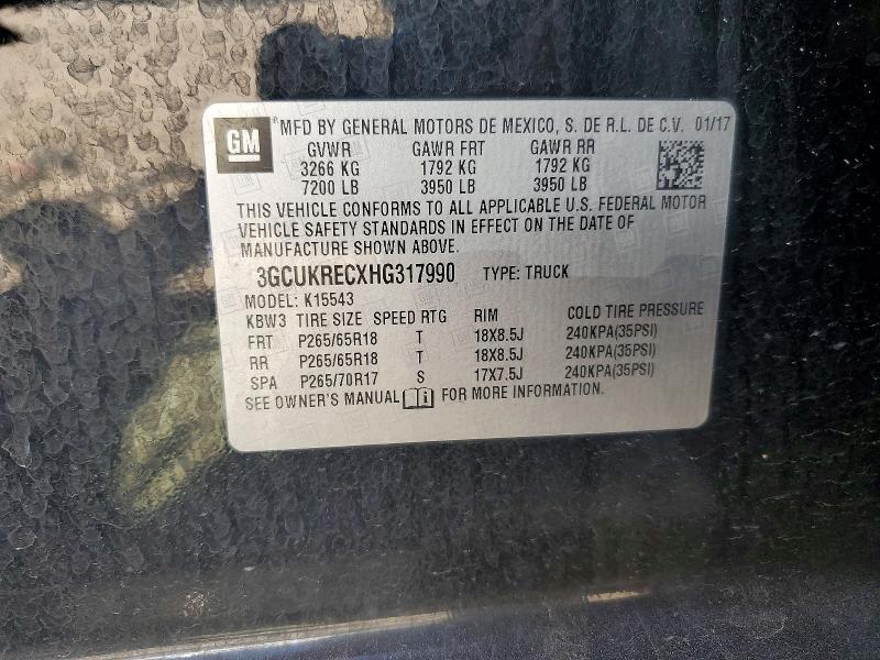 2017 Chevrolet Silverado K1500 LT