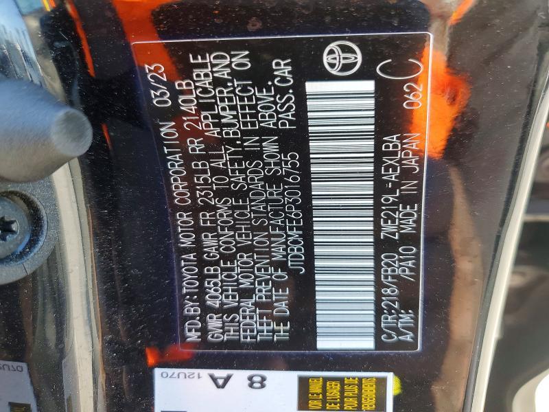 2023 Toyota Corolla Hybrid le