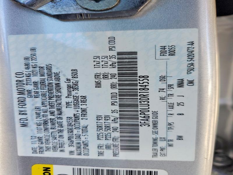 2013 Ford Fusion se Hybrid