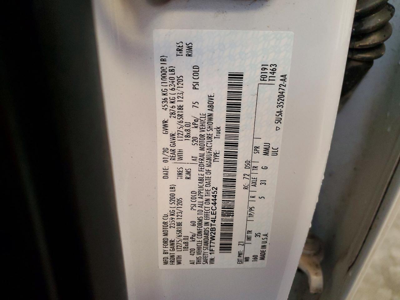 2020 Ford F250 Super Duty