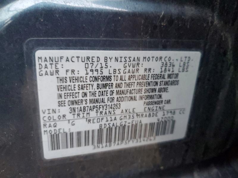 2015 Nissan Sentra sl