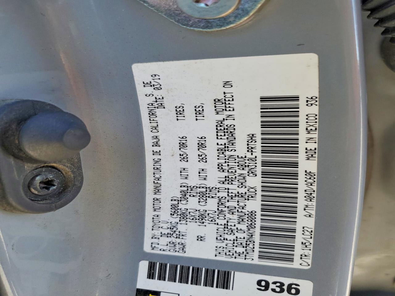 2019 Toyota Tacoma TRD OFF-Road