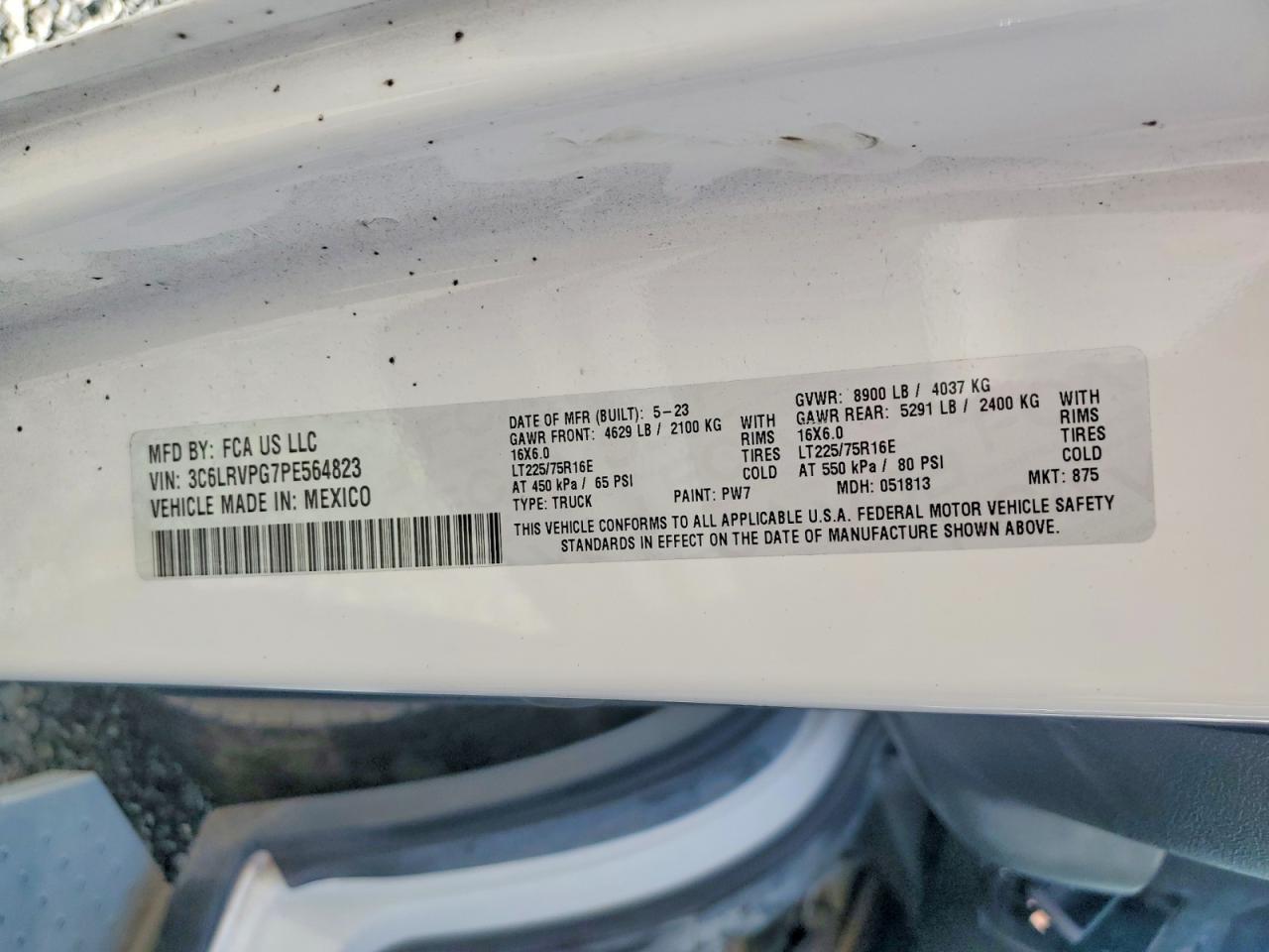 2023 Dodge RAM Promaster 2500 High Roof Handicap Passeng