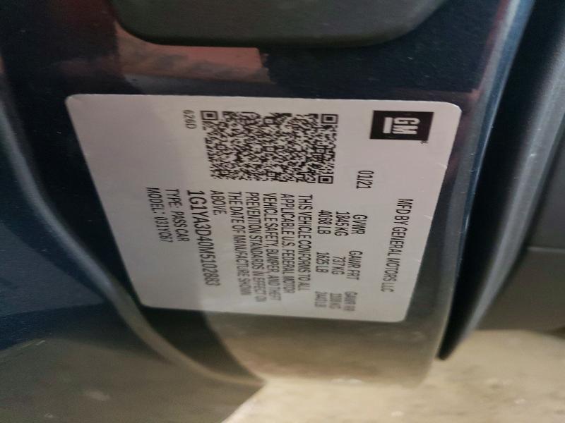 2021 Chevrolet Corvette Stingray 1LT