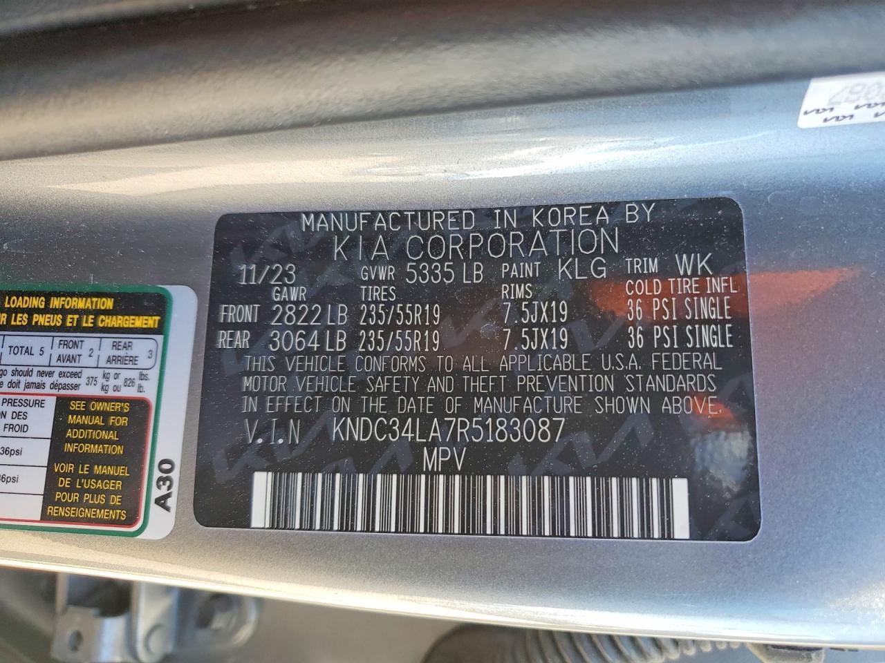 2024 KIA EV6 Wind