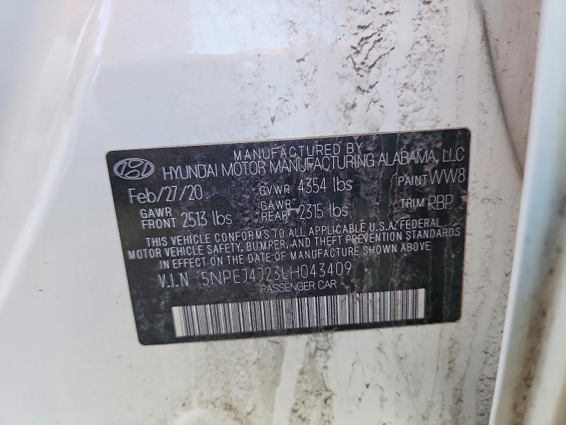 2020 Hyundai Sonata sel Plus