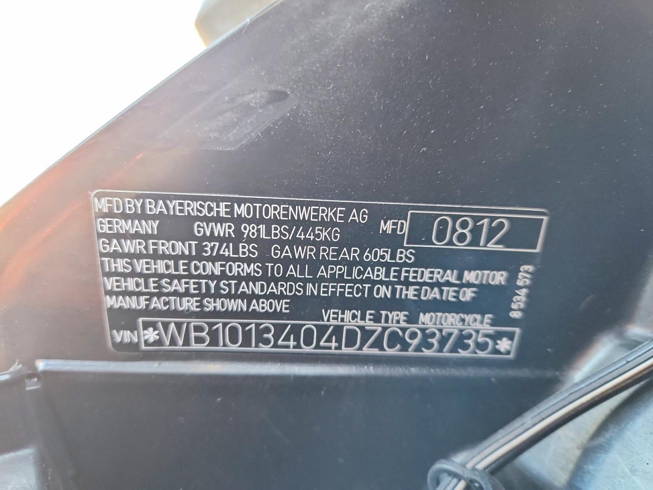 2013 BMW C650 GT