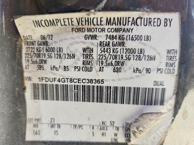 2012 Ford F450 Super Duty Flatbed Truck