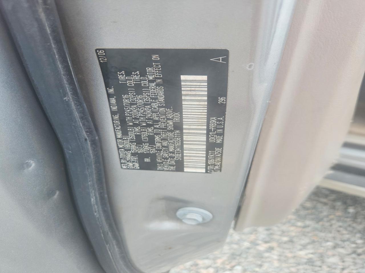 2006 Toyota Tundra SR5