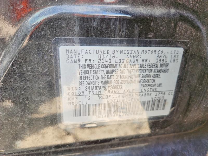 2018 Nissan Sentra s