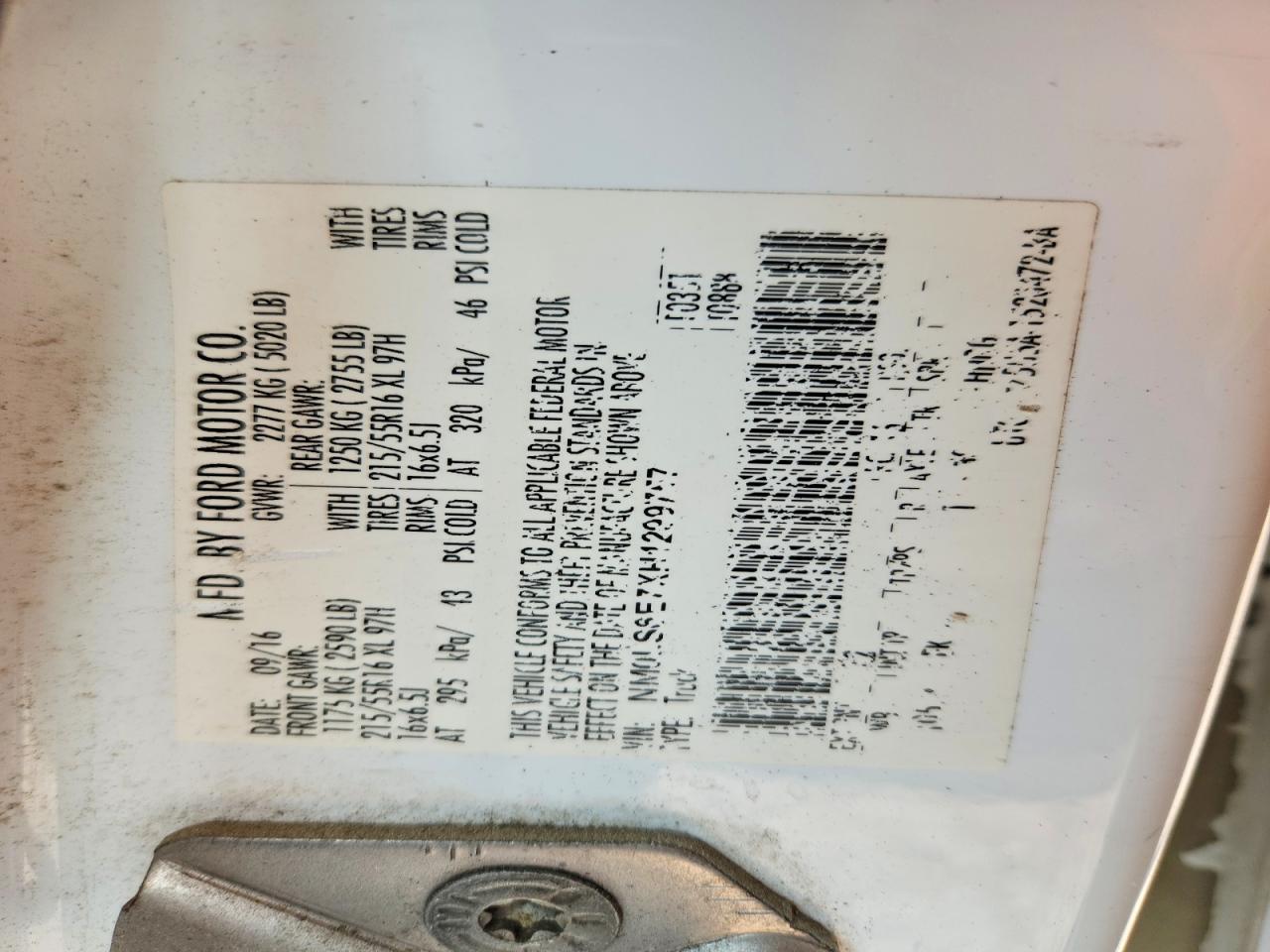 2017 Ford Transit Connect XL Delivery Van