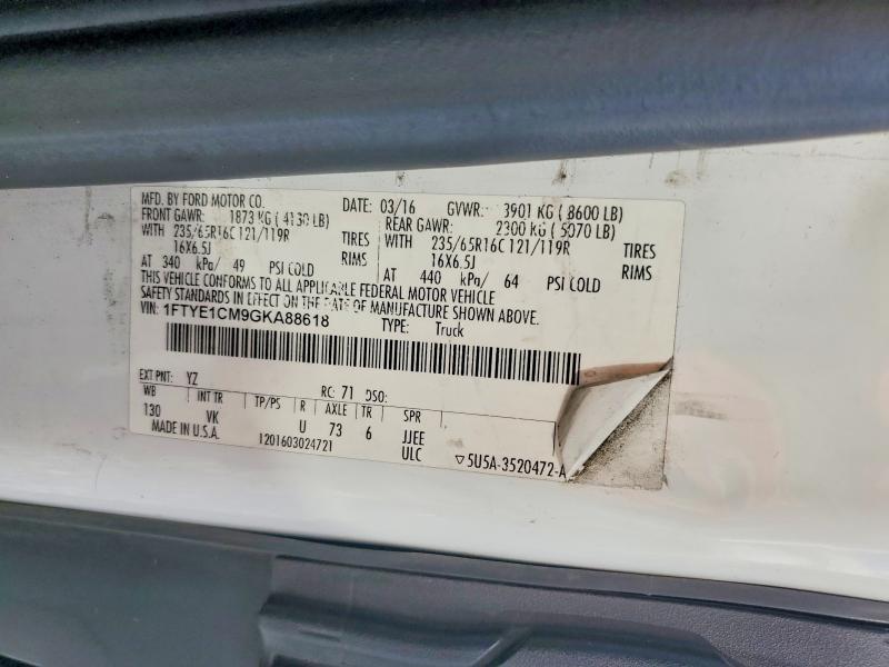 2016 Ford Transit 150 Utility / Service van