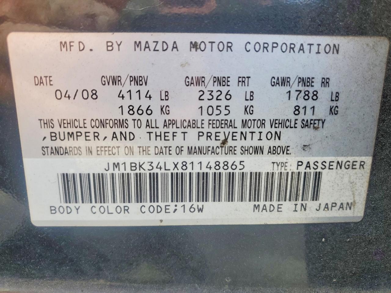 2008 Mazda Speed 3