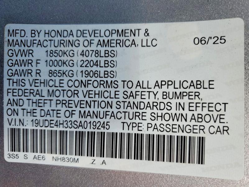 2025 Acura Integra A-spec