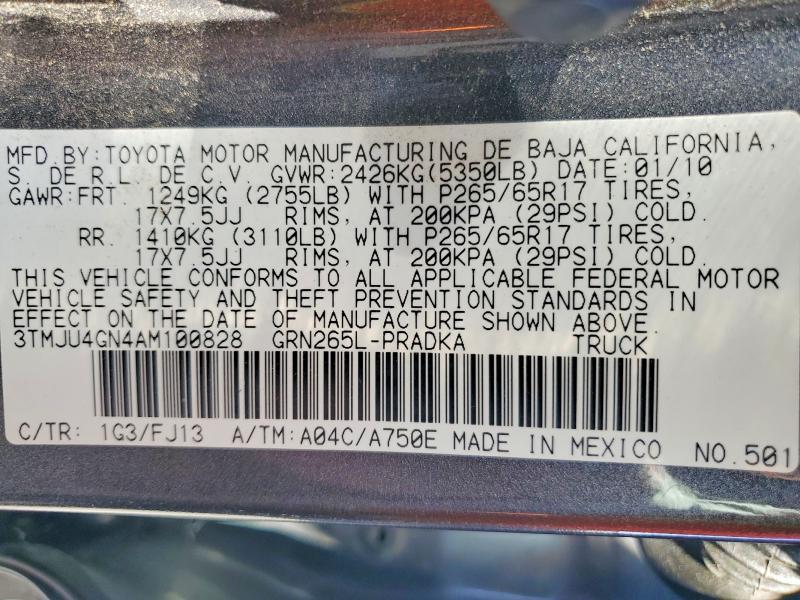 2010 Toyota Tacoma Prerunner V6