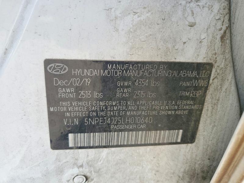 2020 Hyundai Sonata sel Plus