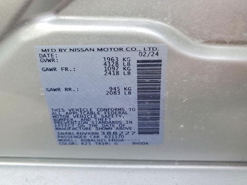 2024 Nissan Altima 2.5 sv