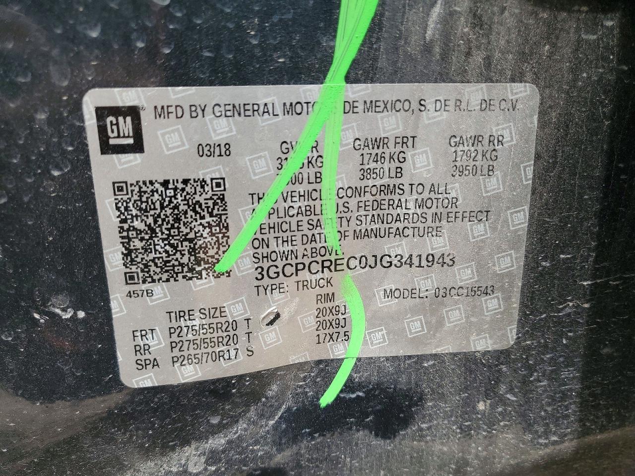 2018 Chevrolet Silverado C1500 LT