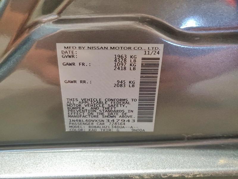 2025 Nissan Altima 2.5 sv