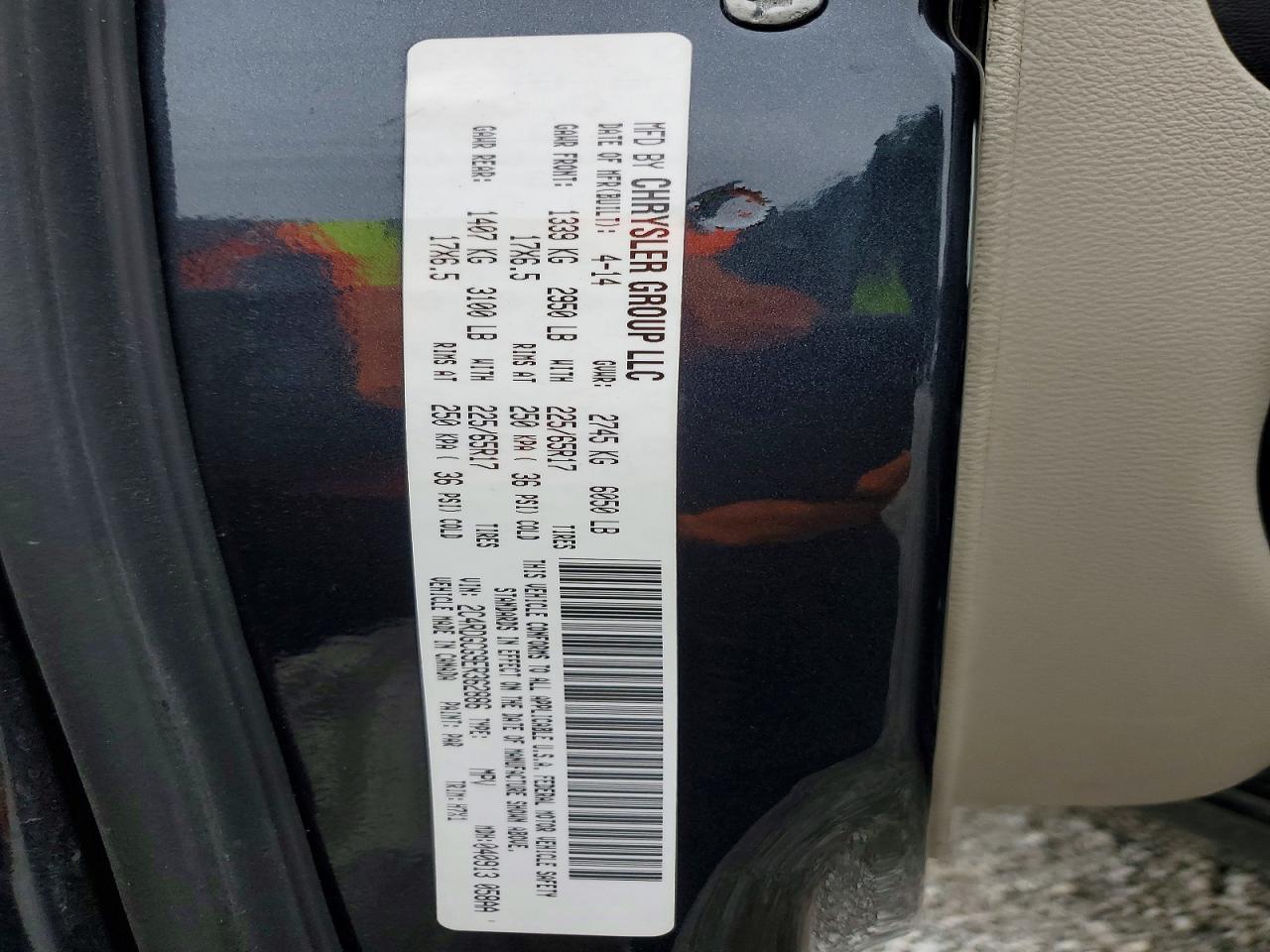 2014 Dodge Grand Caravan sxt