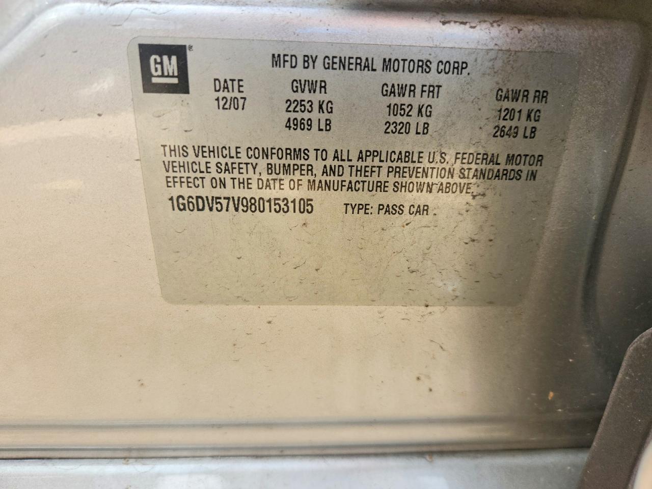 2008 Cadillac Cts hi Feature V6